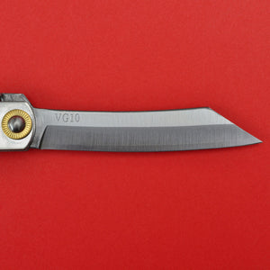 Lame NAGAO HIGONOKAMI couteau de poche pliant inoxydable VG-10 japon 100mm 