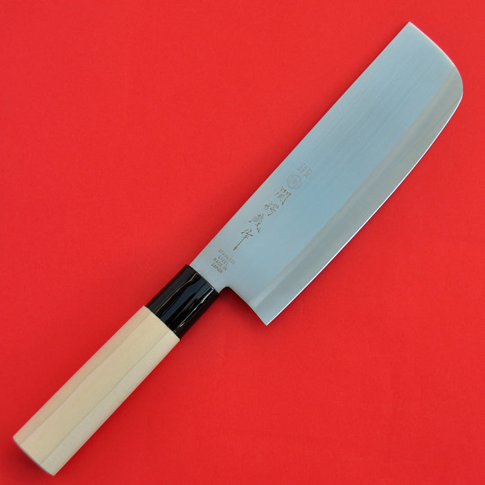 Nakiri kitchen knife 165mm 6.5" stainless steel