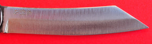 Close-up blade Japanese NAGAO HIGONOKAMI black folding pocket knife carbon steel 100mm Japan