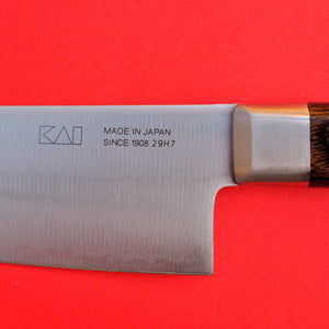 Close-up blade Back side Chef's knife KAI Stainless High carbon Clad steel AOFUJI Seki Japan