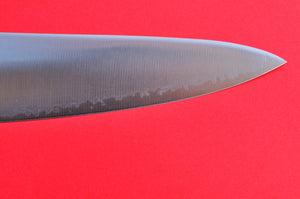 Close-up blade tip Chef's knife KAI Stainless High carbon Clad steel AOFUJI Seki Japan