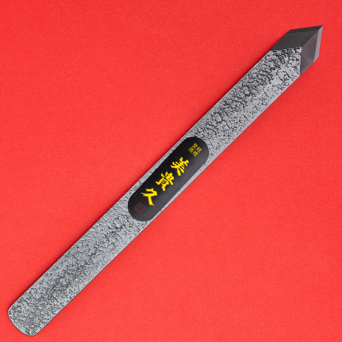 Hand-forged 15mm kensaki shirabiki Spear point marking knife