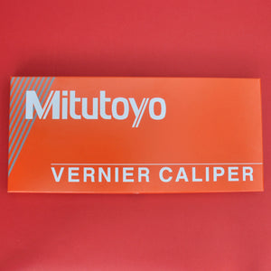Caja MITUTOYO 150mm calibrador vernier pie de rey 0,05mm Japón N15 530-101