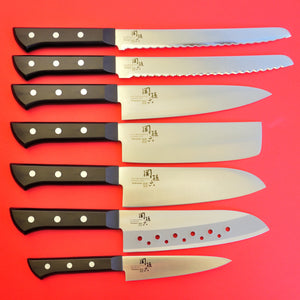 Kai Seki magoroku conjunto de 7 facas de cozinha Série WAKATAKE Japão Japonês