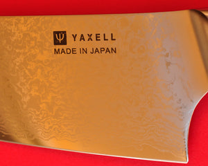 Close-up YAXELL YO-U 69 layers Damas Damascus Petit knife 120mm VG-10 rockwell 61