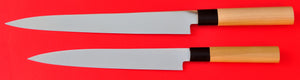 Tojiro FU-1059 + FU-1057 240mm + 300mm Fuji Yanagiba sushi sashimi knife stainless steel
