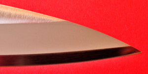 Close-up Tojiro FU-1057  Fuji Yanagiba sushi sashimi knife stainless steel 240mm Japan japanese