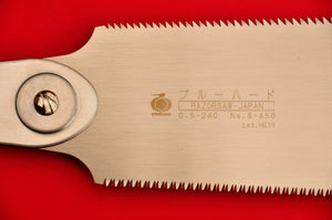 Close-up Razorsaw Gyokucho RYOBA 650 240mm blade Japan Japanese tool woodworking carpenter