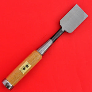 Back side 36mm Japanese Tōgyū Chisel oire nomi Made in Japan Carbon steel tool woodworking carpenter