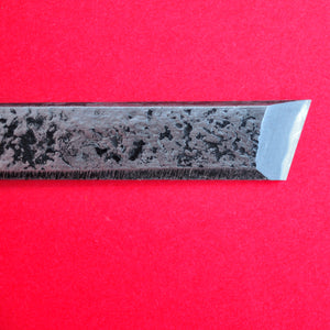 Primer plano Forjado mano 12mm Kiridashi Kogatana corto talla marcado cincel Japón Japonés herramienta carpintería