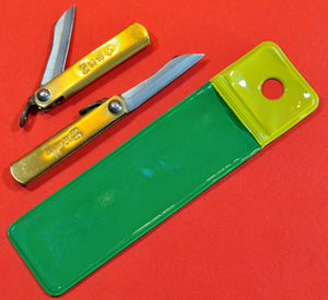 NAGAO HIGONOKAMI couteau de poche japaonais AOGAMI laiton 54mm Japon