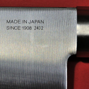 Nahaufnahme Klinge Messer Santoku KAI WAKATAKE Japan Japanisch