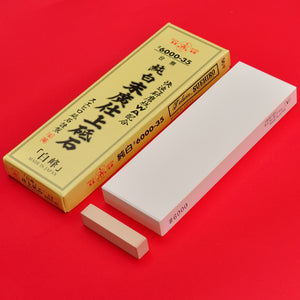 Waterstone whetstone Pure white Deluxe SUEHIRO #6000-35 + nagura stone Japan japanese