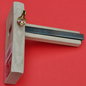 Closed Marking gauge Kebiki with 2 blades Japan dual cutter Fujiwara tool Japanese woodworking